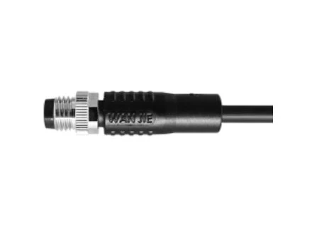 M8 uros suora suojaton B-koodaus 5PIN PUR 2.0M M8X1.0