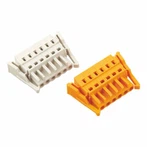 Jousella kytkettävä liitinlohko 5,0/5,08 mm, jossa sivukoukku